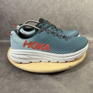 Hoka One One Rincon 3 Mens 12.5 D Blue Athletic Running Hiking Shoes